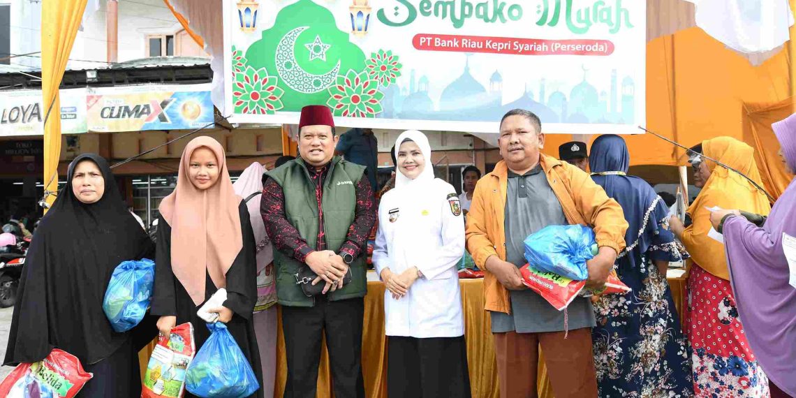 Pasar Murah BRK Syariah di Kedai Tenayan Raya Diserbu Warga