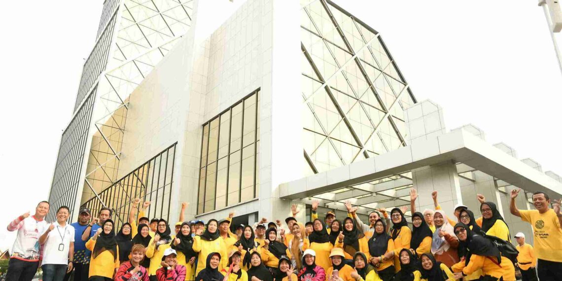 BRK Syariah Gelar Senam Sehat dan Layanan Pemeriksaan Kesehatan Untuk Nasabah PNS Pensiun dan Pra Pensiun