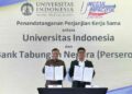 BTN dan UI Jalin Kerja Sama Strategis untuk Penguatan Kampus dan Akademisi